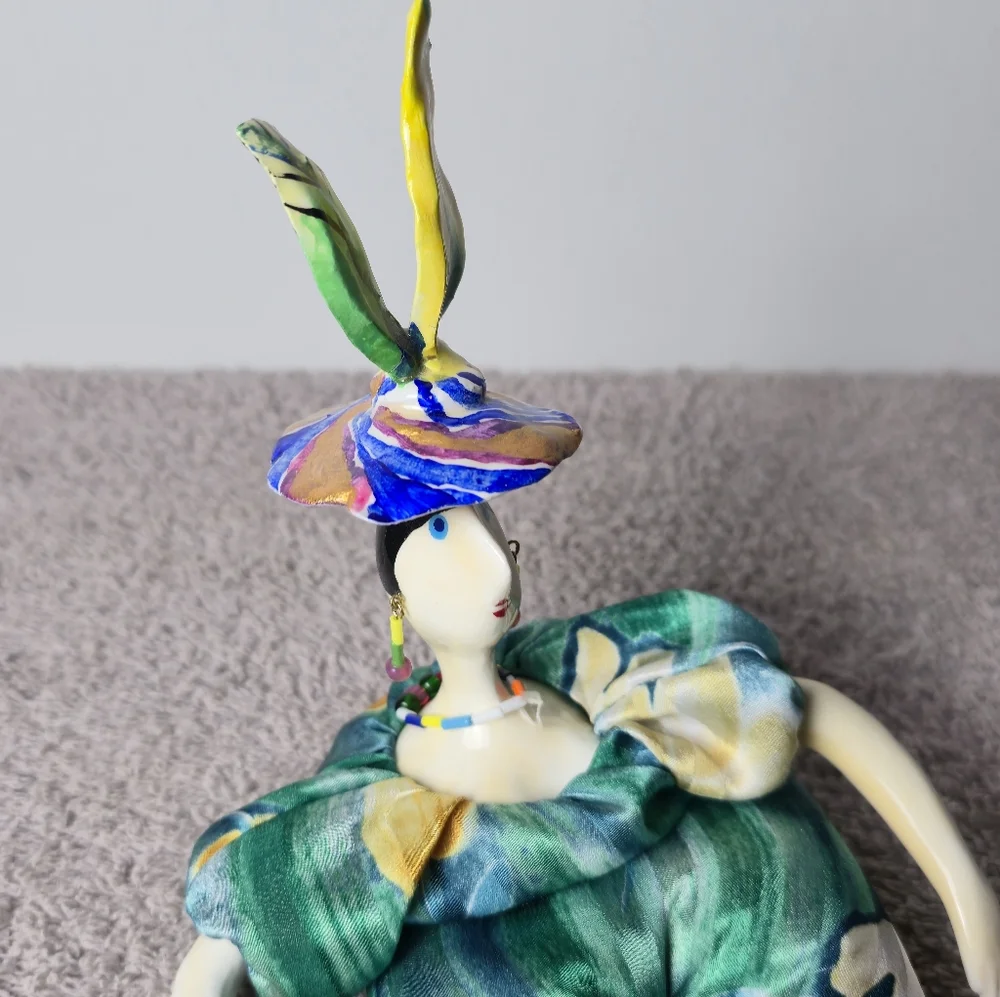 Vintage French Cerri Art Poupee Millet Doll Handmade
